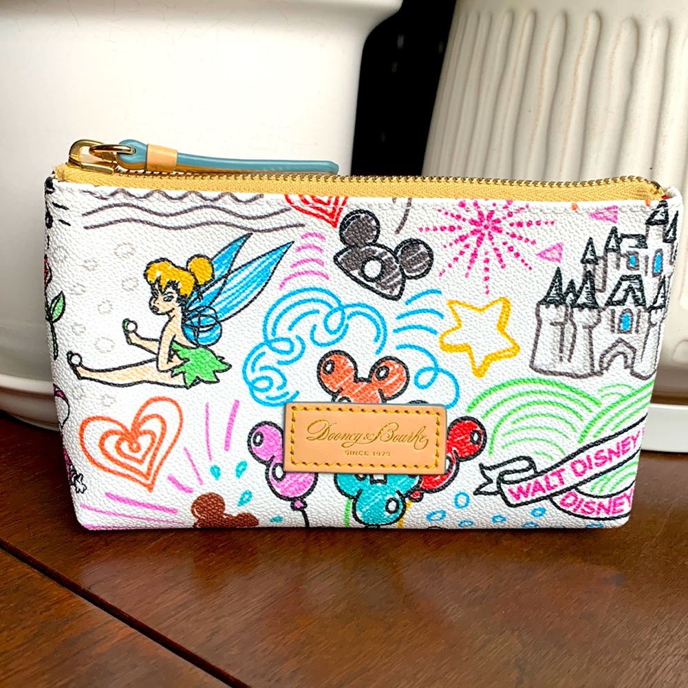 Dooney & Bourke  Disney Sketch Small Zip
